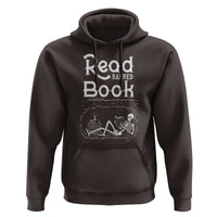 Funny Book Lover Hoodie Read Banned Books Skeleton - Wonder Print Shop