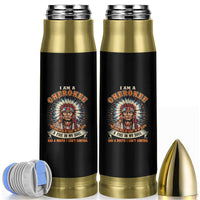 Native American Cherokee Bullet Tumbler A Fire In My Soul And A Mouth I Can't Control Indigenous