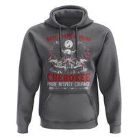 Native American Cherokee Hoodie Pride Respect Courage Indigenous - Wonder Print Shop