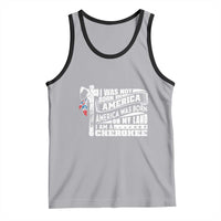 Native American Cherokee Tank Top America Was Born On My Land