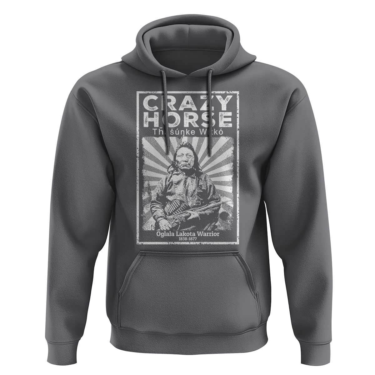 American Indian Crazy Horse Lakota Hoodie - Wonder Print Shop