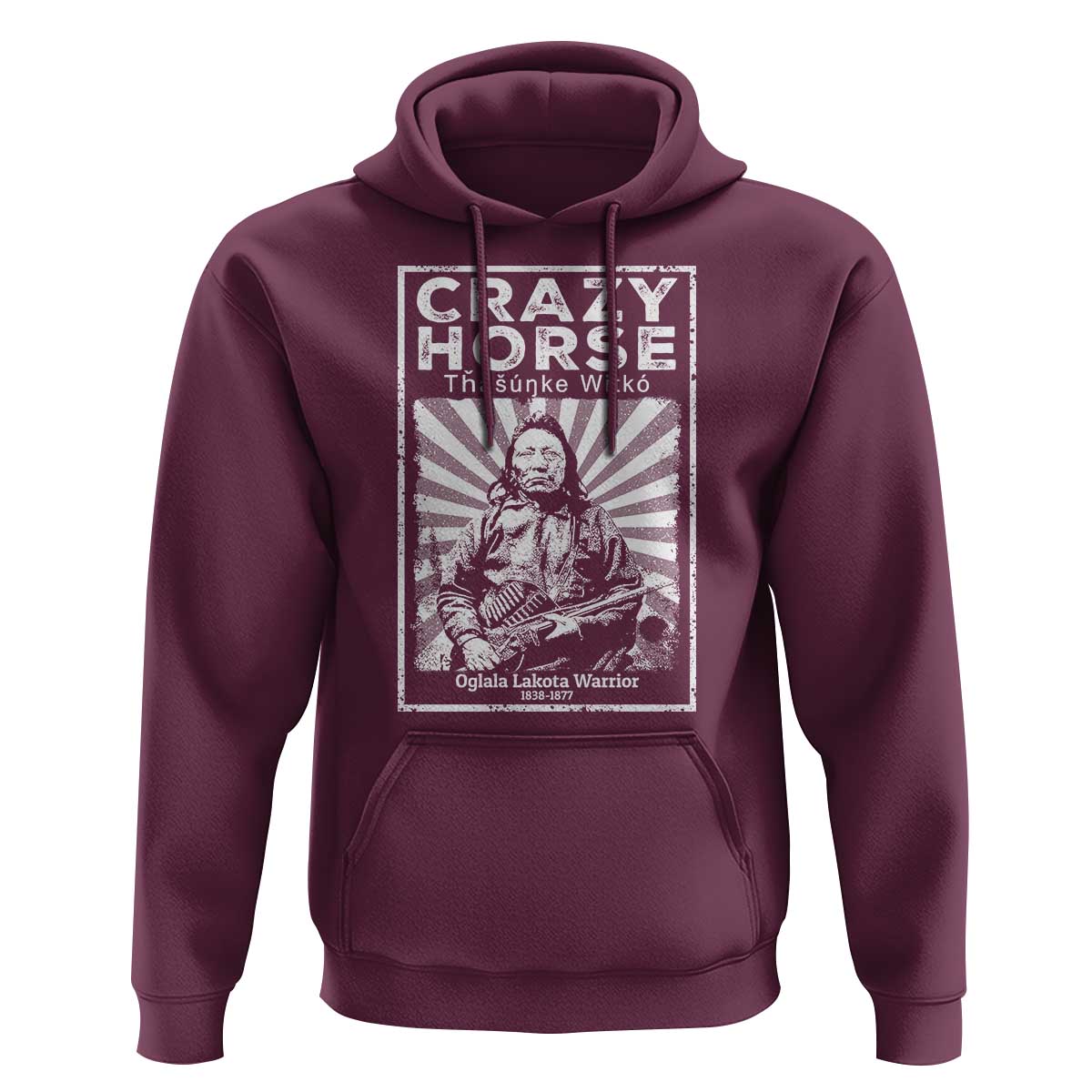 American Indian Crazy Horse Lakota Hoodie - Wonder Print Shop