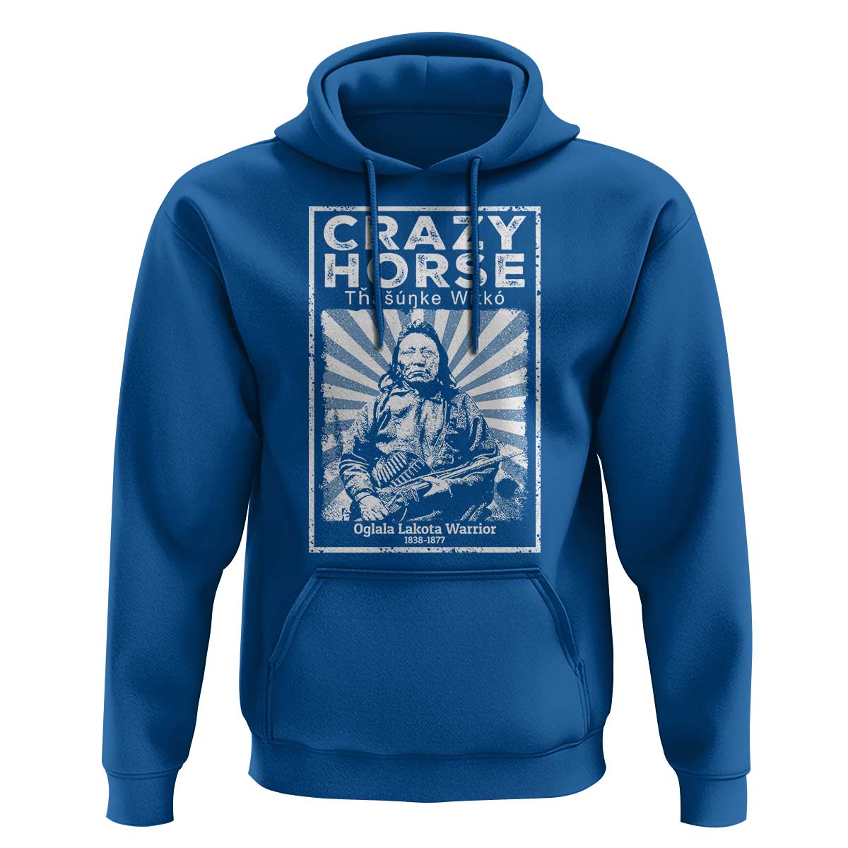 American Indian Crazy Horse Lakota Hoodie - Wonder Print Shop