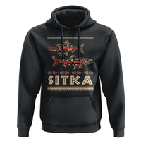 Native American Alaska Hoodie Sitka Salmon Fishermen Art - Wonder Print Shop