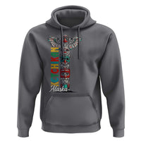 Native American Alaska Hoodie Ketchikan Totem Pole - Wonder Print Shop