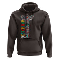 Native American Alaska Hoodie Ketchikan Totem Pole - Wonder Print Shop