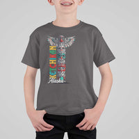 Native American Alaska T Shirt For Kid Ketchikan Totem Pole - Wonder Print Shop