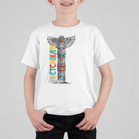 Native American Alaska T Shirt For Kid Ketchikan Totem Pole - Wonder Print Shop
