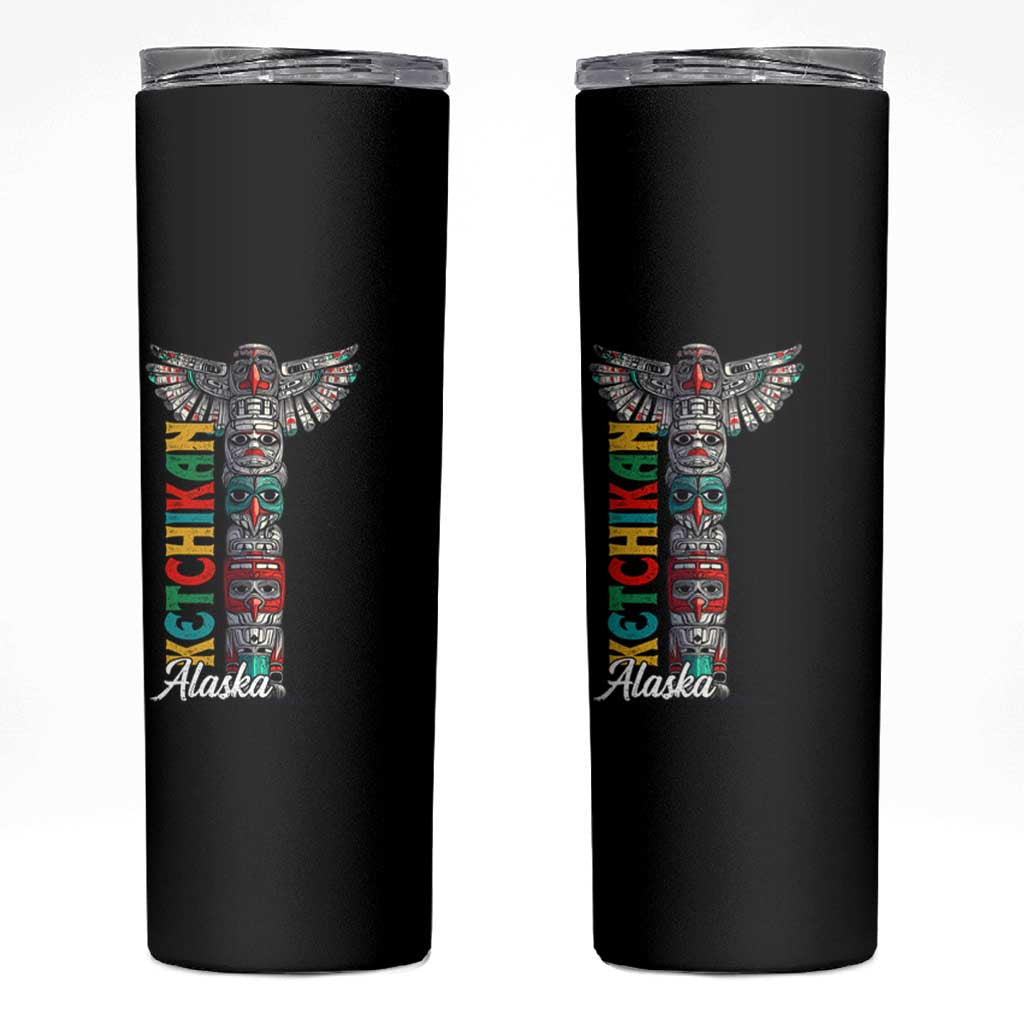 Native American Alaska Skinny Tumbler Ketchikan Totem Pole