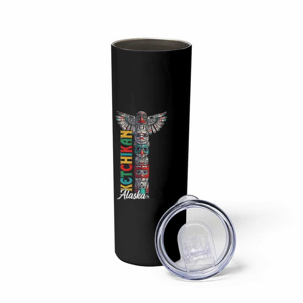 Native American Alaska Skinny Tumbler Ketchikan Totem Pole