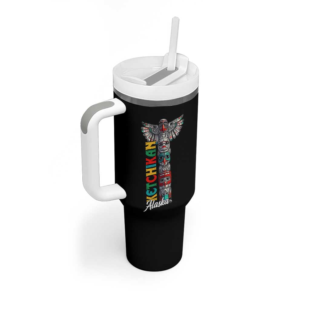 Native American Alaska Tumbler With Handle Ketchikan Totem Pole
