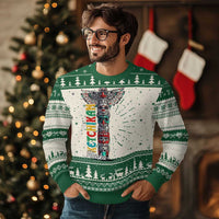 Native American Alaska Ugly Christmas Sweater Ketchikan Totem Pole - Wonder Print Shop