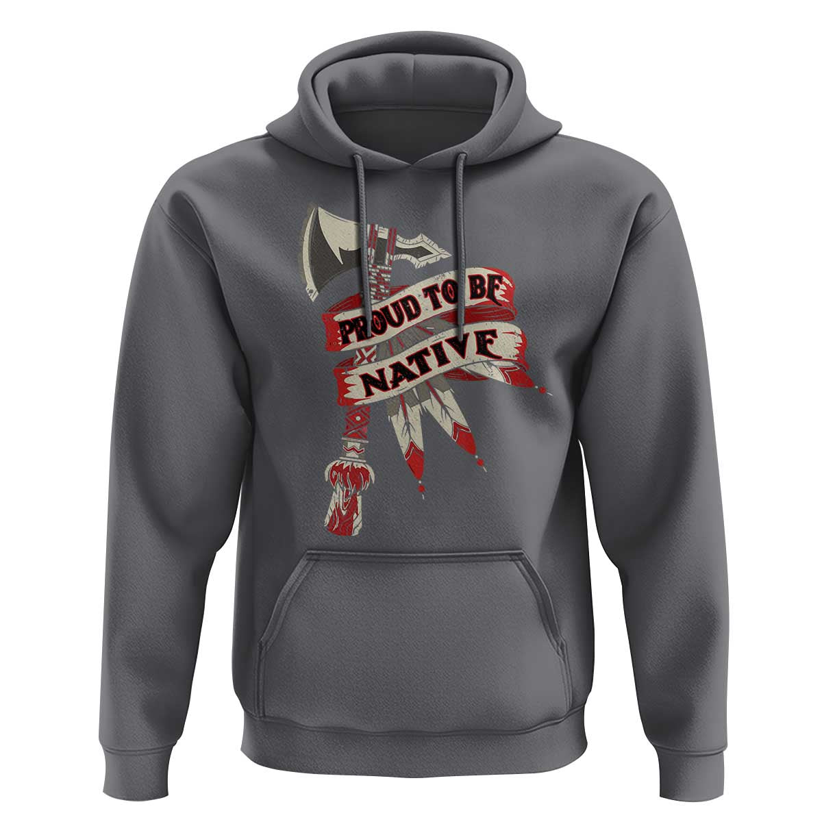Proud To Be Native Hoodie American Indian Indigenous - Wonder Print Shop