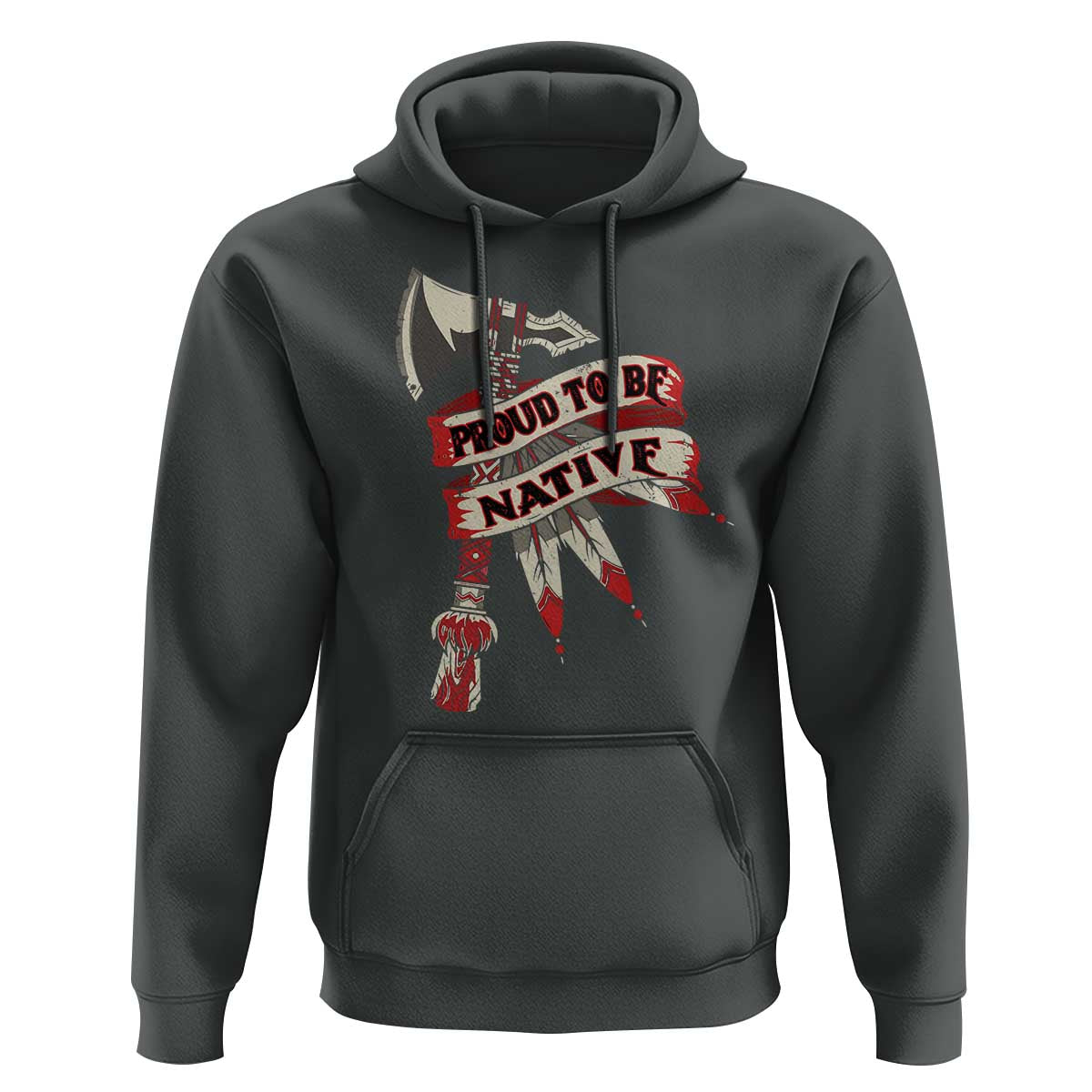 Proud To Be Native Hoodie American Indian Indigenous - Wonder Print Shop