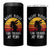 Native American Blood Runs Through My Veins 4 in 1 Can Cooler Tumbler