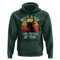 Native American Blood Runs Through My Veins Hoodie - Wonder Print Shop