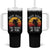 Native American Blood Runs Through My Veins Tumbler With Handle
