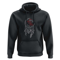 Indigenous Woman Hoodie Never Underestimate A Woman With Native Blood Dreamcatcher - Wonder Print Shop
