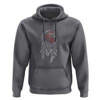 Indigenous Woman Hoodie Never Underestimate A Woman With Native Blood Dreamcatcher - Wonder Print Shop