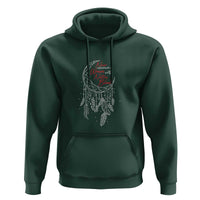 Indigenous Woman Hoodie Never Underestimate A Woman With Native Blood Dreamcatcher - Wonder Print Shop