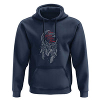 Indigenous Woman Hoodie Never Underestimate A Woman With Native Blood Dreamcatcher - Wonder Print Shop
