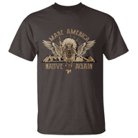 Native American T Shirt Make America Native Again Wild Life - Wonder Print Shop
