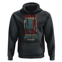Make America Native Again America Flag Hoodie - Wonder Print Shop