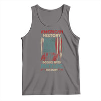 Make America Native Again America Flag Tank Top