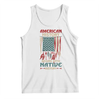 Make America Native Again America Flag Tank Top