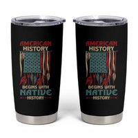 Make America Native Again America Flag Tumbler Cup