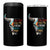 Native Pride Still Here Still Strong American Indian 4 in 1 Can Cooler Tumbler