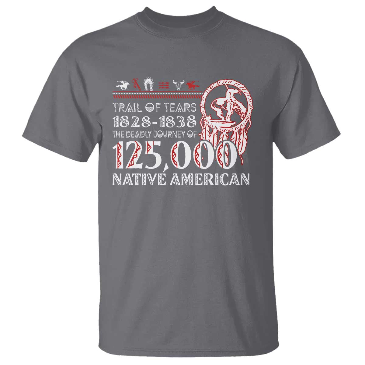 Trail Of Tears T Shirt The Deadly Journey 1828 1838 - Wonder Print Shop