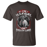 Native American T Shirt No One Is Illegal On Stolen Land - Wonder Print Shop