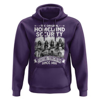 Native American Hoodie Original Homeland Security - Wonder Print Shop