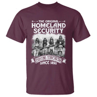 Native American T Shirt Original Homeland Security - Wonder Print Shop