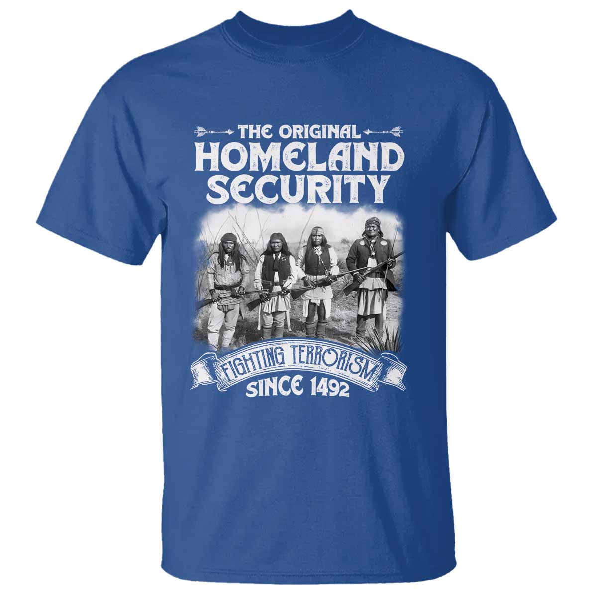 Native American T Shirt Original Homeland Security - Wonder Print Shop