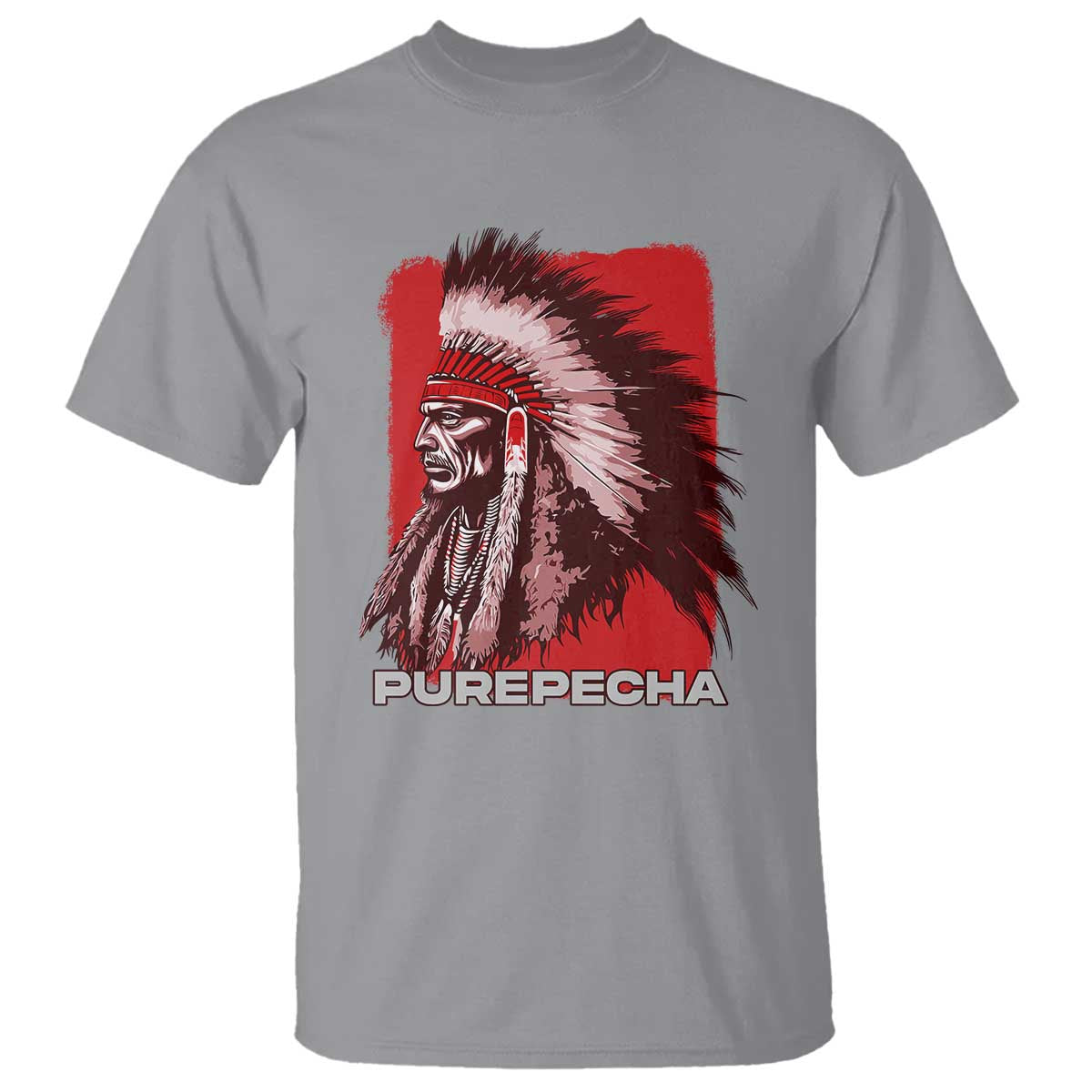 Mexican Indian Purepecha T Shirt Mexico Indigenous Proud Chief Vintage - Wonder Print Shop