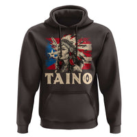 Puerto Rican Taino Hoodie Indigenous Woman Warrior - Wonder Print Shop