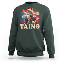 Puerto Rican Taino Sweatshirt Indigenous Woman Warrior - Wonder Print Shop