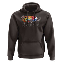 Puerto Rican Hoodie La Isla Del Encanto Puerto Rico - Wonder Print Shop