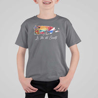 Puerto Rican T Shirt For Kid La Isla Del Encanto Puerto Rico - Wonder Print Shop