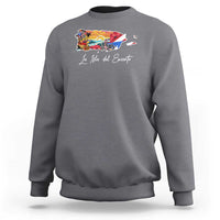 Puerto Rican Sweatshirt La Isla Del Encanto Puerto Rico - Wonder Print Shop