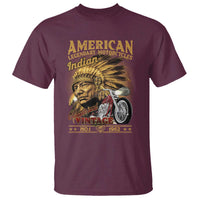Motorcycle Rider T Shirt American Indian Legendary Retro Biker - Wonder Print Shop