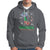 Christmas Hoodie Alien Invasion Space UFO Catch Santa - Wonder Print Shop