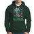 Christmas Hoodie Alien Invasion Space UFO Catch Santa - Wonder Print Shop