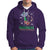 Christmas Hoodie Alien Invasion Space UFO Catch Santa - Wonder Print Shop