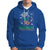 Christmas Hoodie Alien Invasion Space UFO Catch Santa - Wonder Print Shop