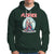 Sleigher Hail Santa Heavy Metal Christmas Rock Hoodie - Wonder Print Shop