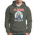 Sleigher Hail Santa Heavy Metal Christmas Rock Hoodie - Wonder Print Shop