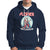 Sleigher Hail Santa Heavy Metal Christmas Rock Hoodie - Wonder Print Shop